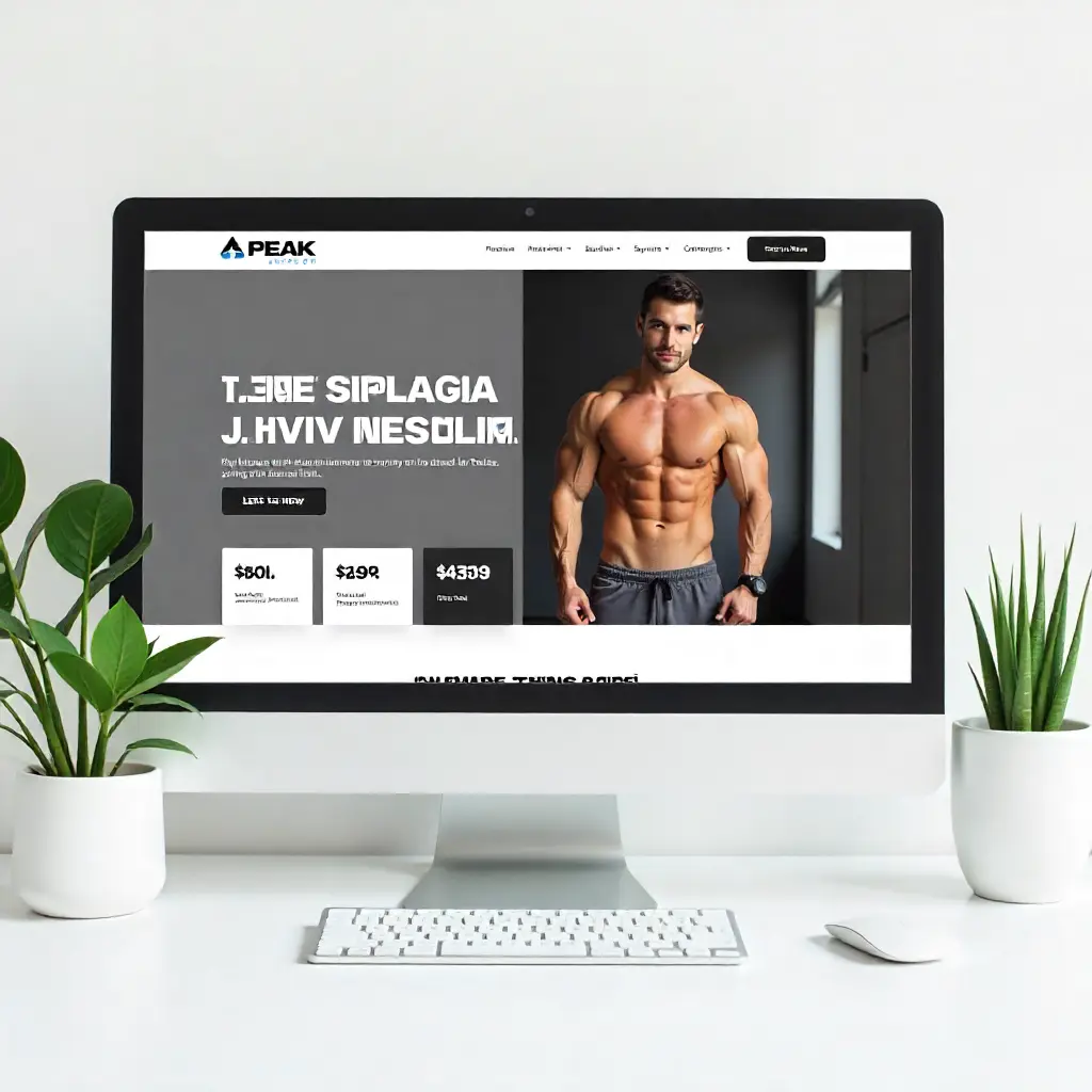 Peak Fitness Studio Website Case Study 